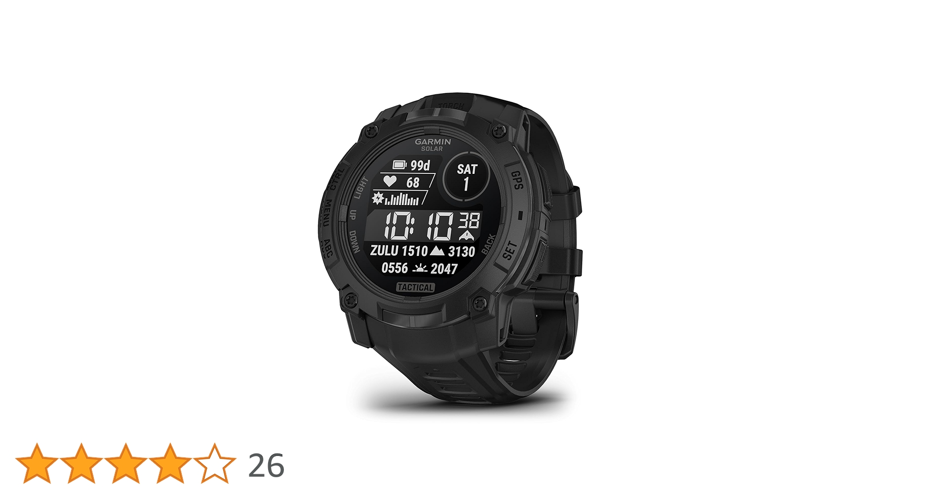 Garmin Instinct® 3 Tactical Edition, 50mm, Solar Charged